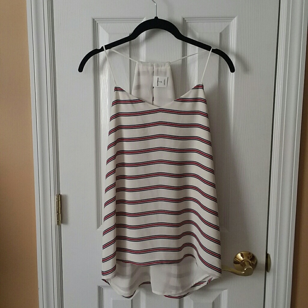 Express Striped Racerback Top